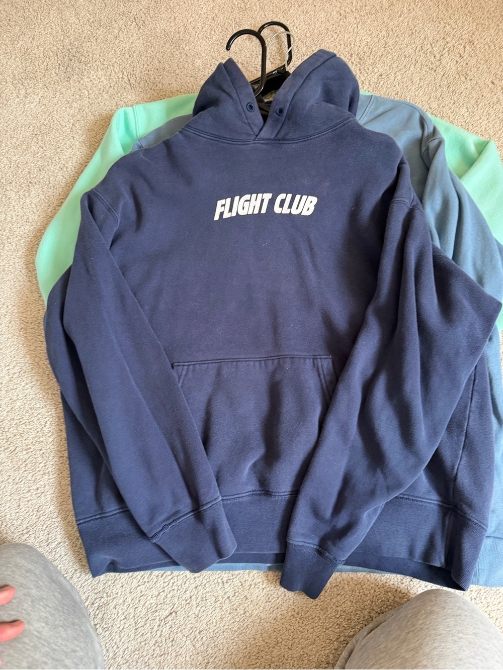 Men's Navy Logo Hoodie